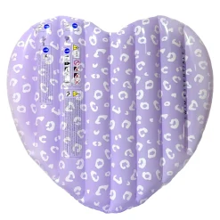 8 Lat+|6 Lat+ | The Swim Essentials Luksusowy materac do pływania serce Lila Leopard
