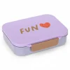 Lunchboxy|Przechowywanie Jedzenia | Lassig Lunchbox Bento z przegródkami Little Gang - Heart lilac