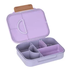 Lunchboxy|Przechowywanie Jedzenia | Lassig Lunchbox Bento z przegródkami Little Gang - Heart lilac