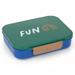 Lunchboxy|Przechowywanie Jedzenia | Lassig Lunchbox Bento z przegródkami Little Gang - Rainbow green