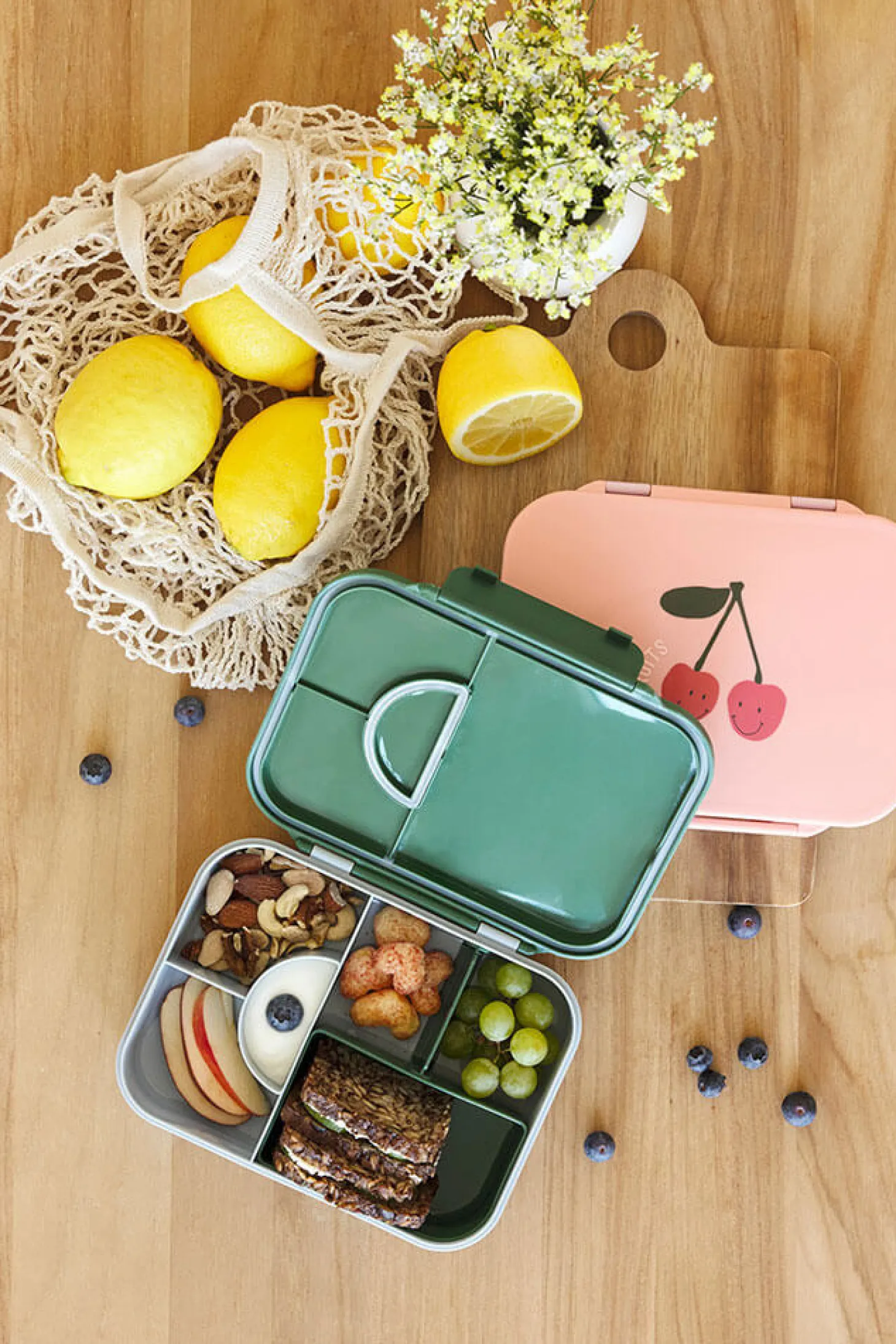 Lunchbox Bento z przegródkami Happy Fruits Lemon