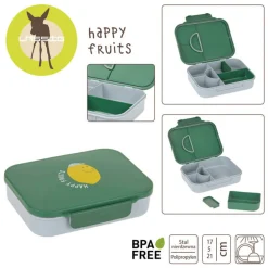 Lunchbox Bento z przegródkami Happy Fruits Lemon