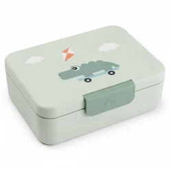 Lunchbox dla dziecka z podziałką Playground Green