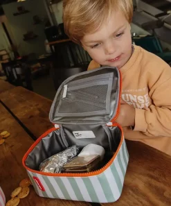 Lunchbox Maxi Green Stripes
