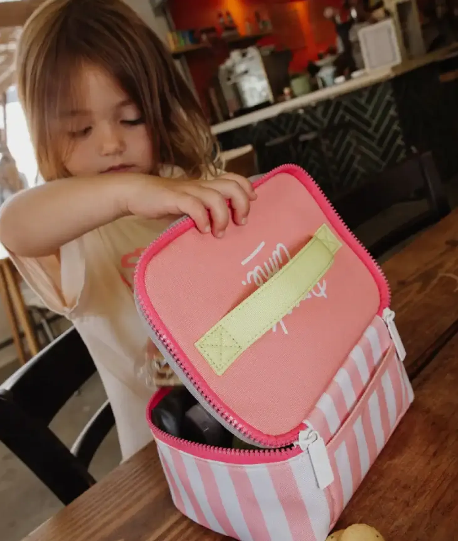 Lunchbox Maxi Pink Stripes