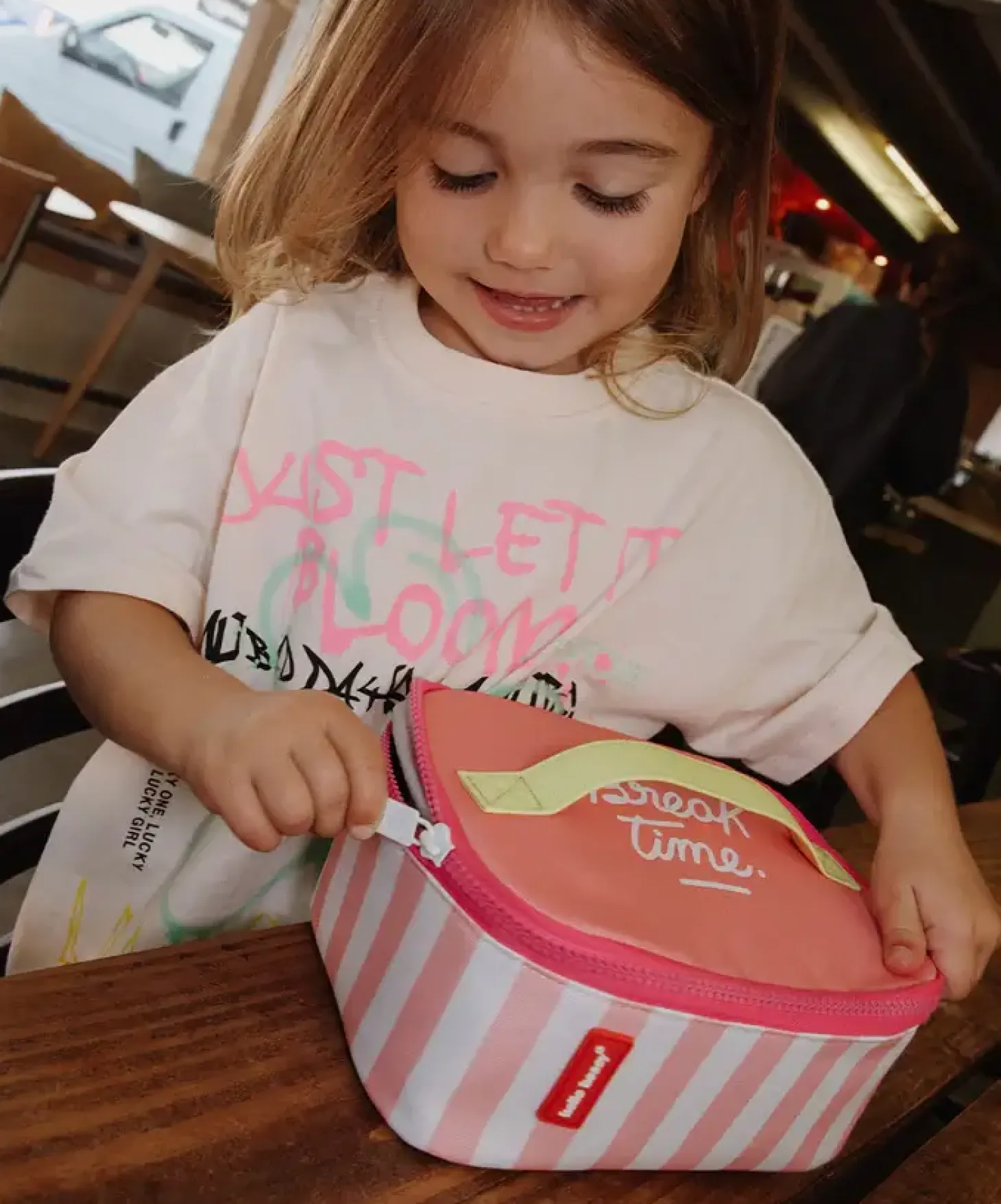 Lunchbox Maxi Pink Stripes