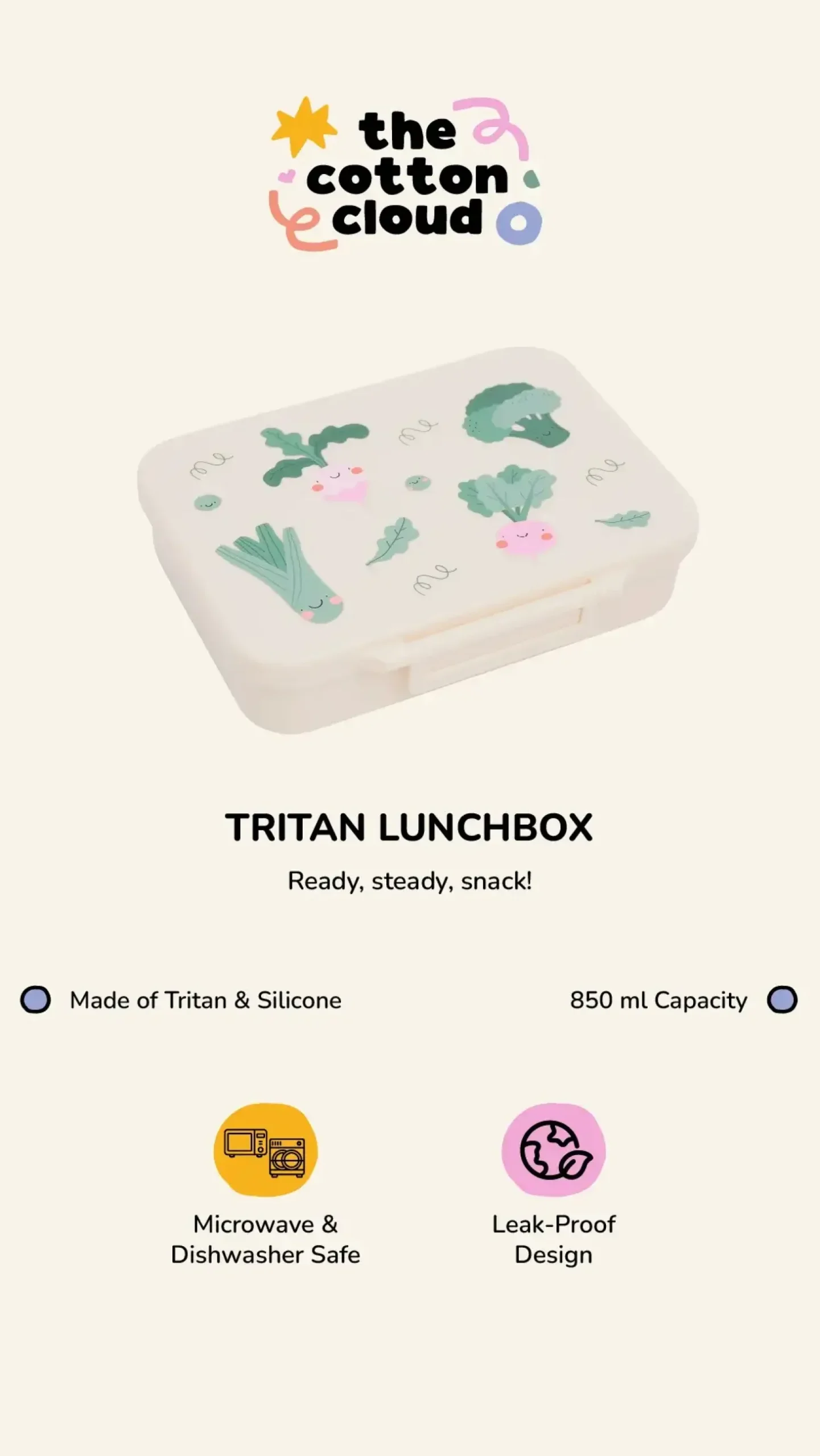 Lunchbox tritanowy - Cherry Pop