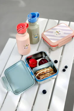 Lunchbox ze stali nierdzewnej Sunny Explorer green & blue