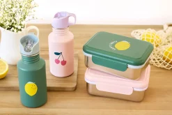 Lunchbox ze stali nierdzewnej Happy Fruits Lemon