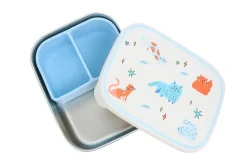 Lunchboxy|Przechowywanie Jedzenia | The cotton cloud Lunchbox ze stali nierdzewnej z wyjmowanymi przegródkami - Meowtiful Cats