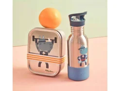 Lunchboxy|Przechowywanie Jedzenia | Lilliputiens Lunchbox ze stali nierdzewnej Super Nosorożec Marius
