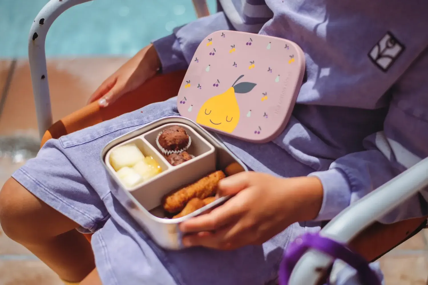 Lunchboxy|Przechowywanie Jedzenia | The cotton cloud Lunchbox ze stali nierdzewnej z wyjmowanymi przegródkami - Dancing Hearts
