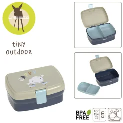 Lunchboxy|Przechowywanie Jedzenia | Lassig Lunchbox z wkładką Tiny Outdoor Cloud