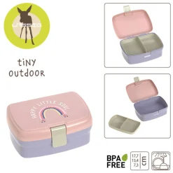 Lunchboxy|Przechowywanie Jedzenia | Lassig Lunchbox z wkładką Tiny Outdoor Rainbow