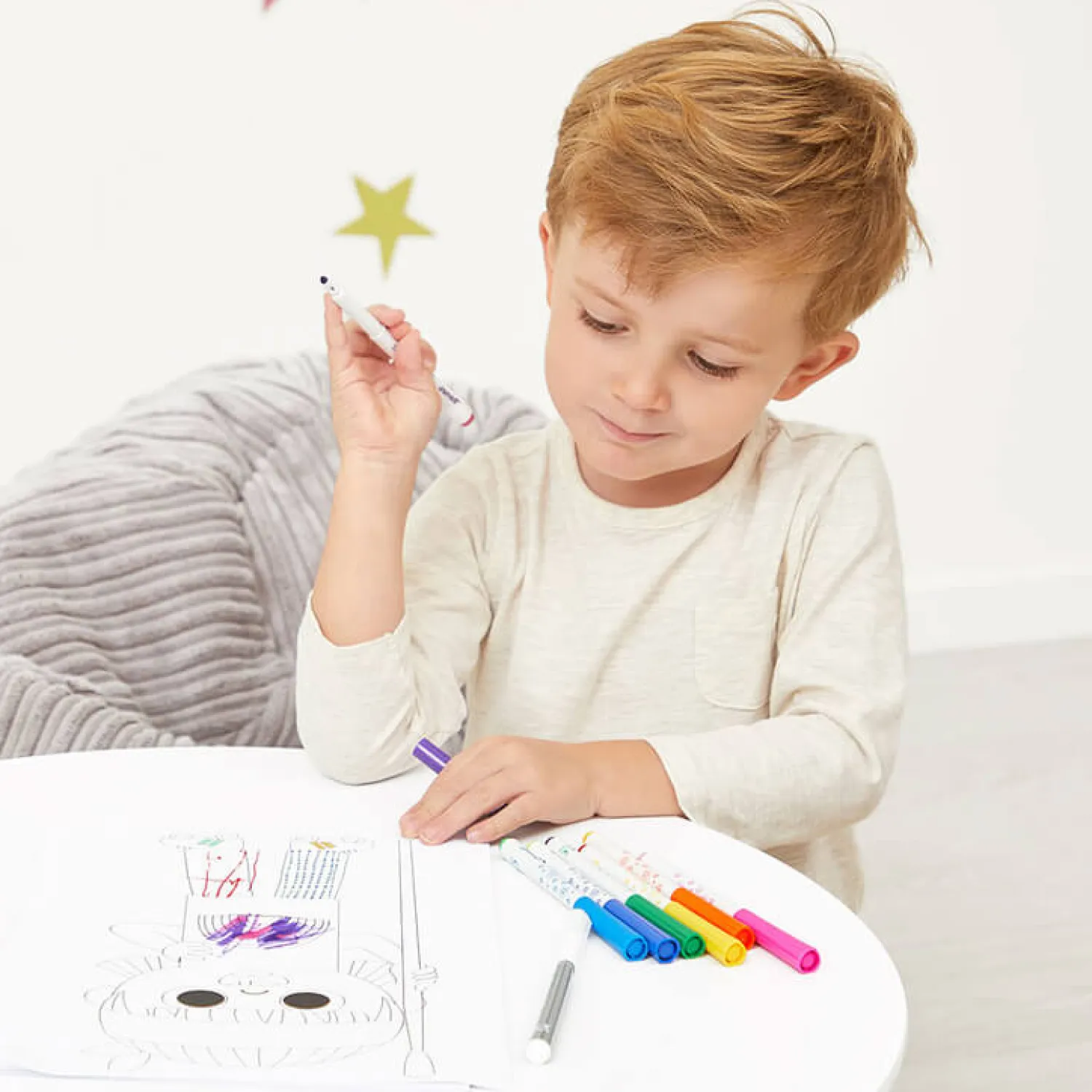 8 Lat+|Artykuły Plastyczne | Janod Magiczne flamastry zmieniające kolor 10 kolorów 3+