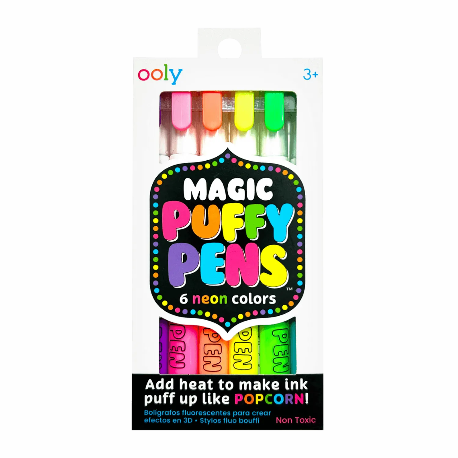 Artykuły Plastyczne | Ooly Magicznie Puchnące Flamastry z Efektem 3D, Magic Puffy