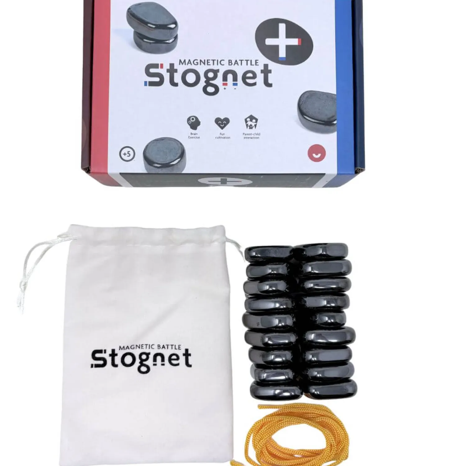 8 Lat+|6 Lat+ | Juegaconmigo Magnetyczna gra strategiczno-zręcznościowa Stognet+