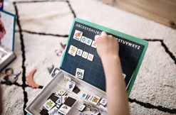 Idealne W Podróży|6 Lat+ | Janod Magnetyczna układanka Alfabet Magnetibook