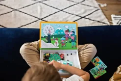 Idealne W Podróży|6 Lat+ | Janod Magnetyczna układanka 4 pory roku Magnetibook