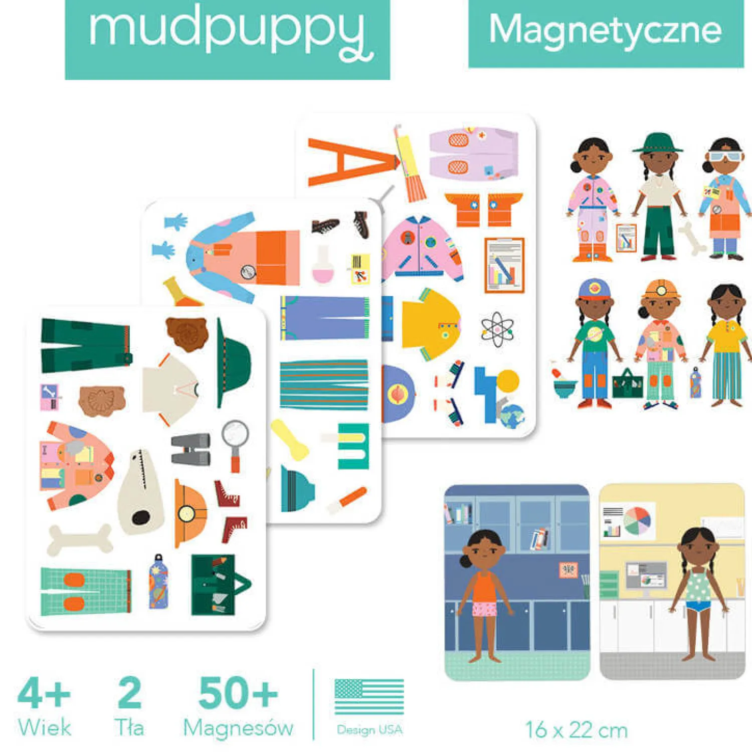 Magnetyczne | Mudpuppy Magnetyczne postacie Mogę zostać... naukowcem!