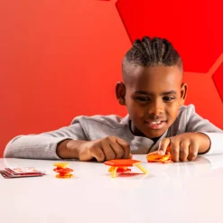 8 Lat+|Motoryka Duża | Fat Brain Toys MagShuto Zestaw Startowy - Ognisty