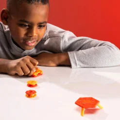 8 Lat+|Motoryka Duża | Fat Brain Toys MagShuto Zestaw Startowy - Ognisty