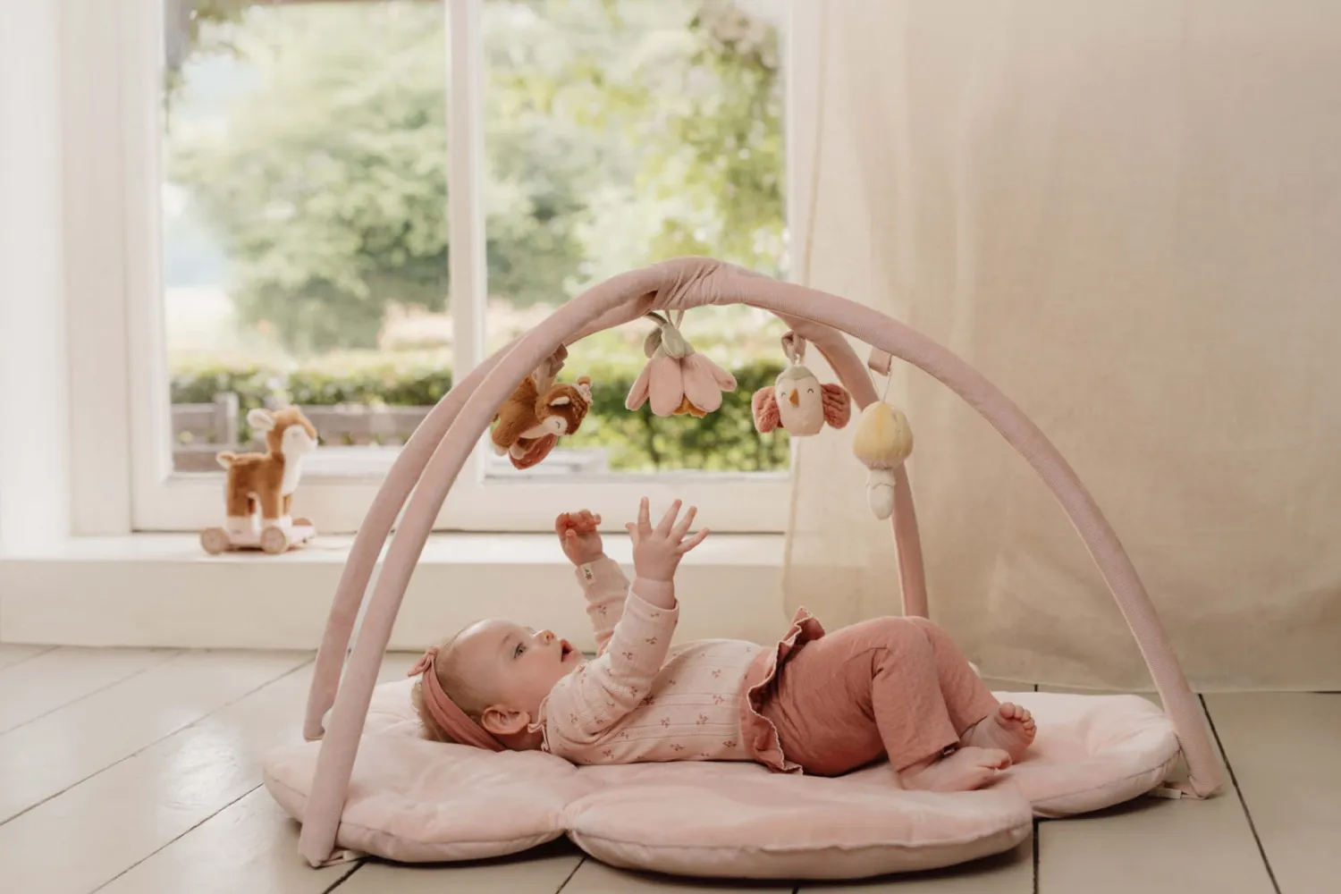 Maty Edukacyjne|Maty Edukacyjne | Little Dutch Mata aktywizująca z pałąkiem Fairy Garden