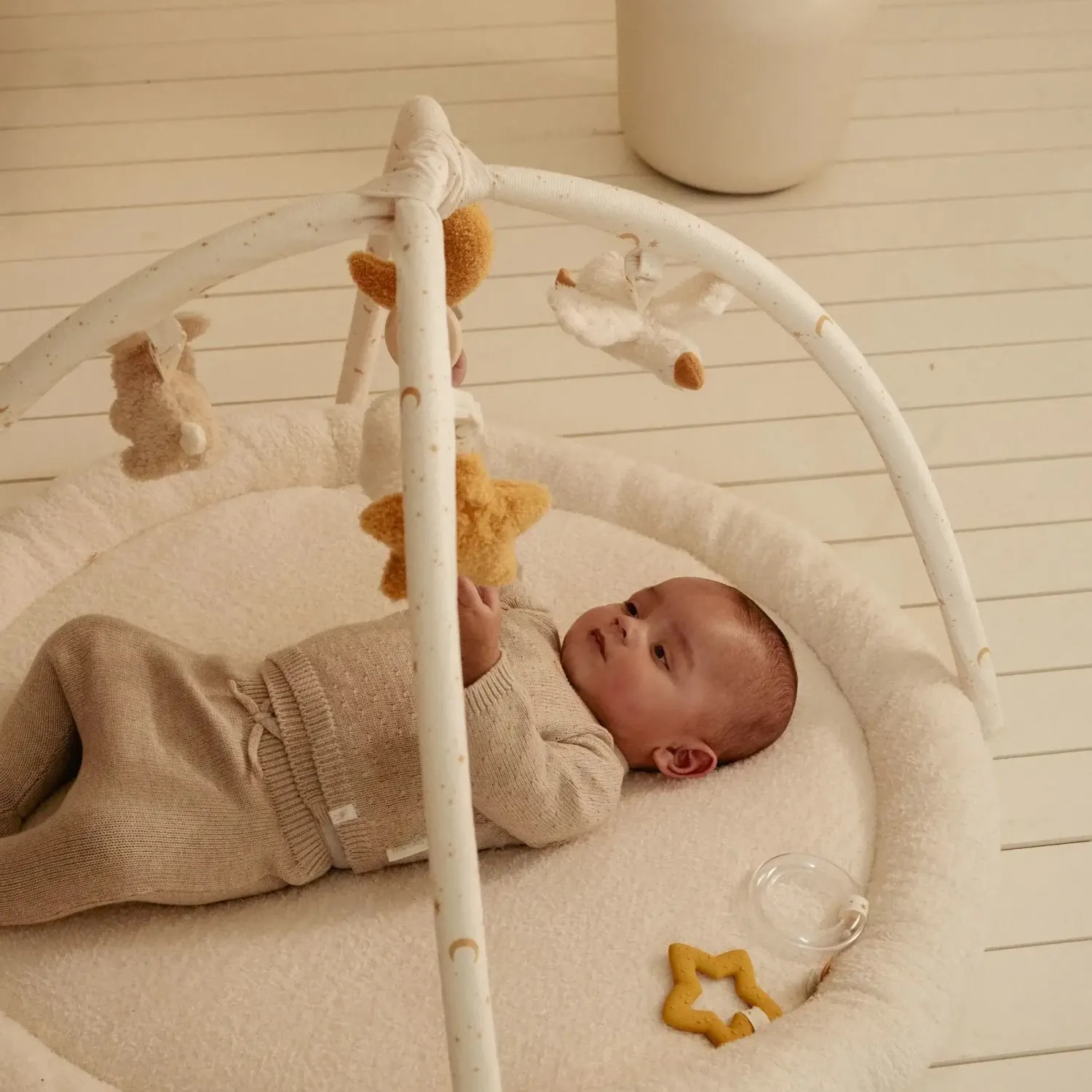 Maty Edukacyjne|Maty Edukacyjne | Little Dutch Mata aktywizująca z pałąkiem Newborn Naturals
