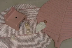 12M+|6 Lat+ | Toddlekind Mata do zabawy z bawełny organicznej w kształcie liścia - Sea Shell