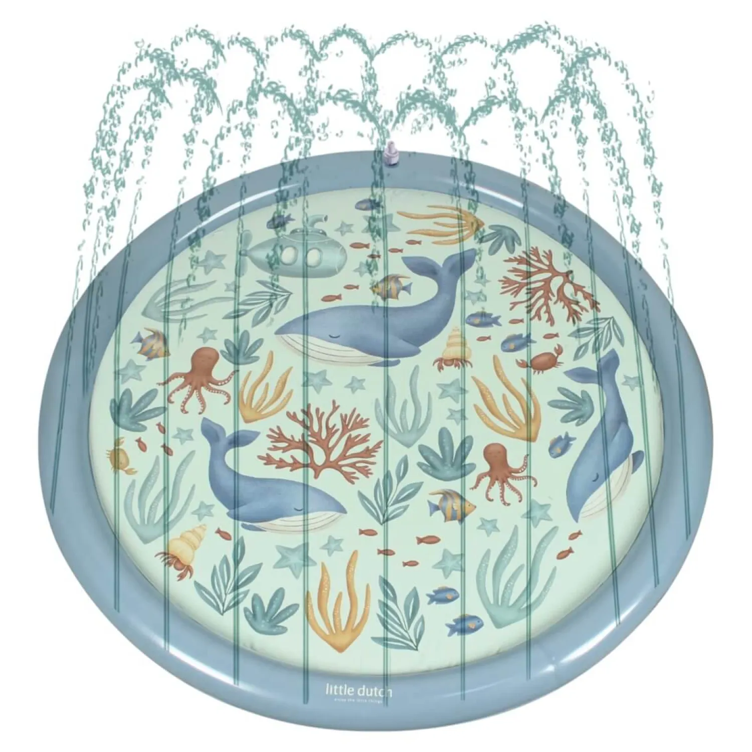 3 Lata +|Plażowe | Little Dutch Mata wodna Ocean World 150cm