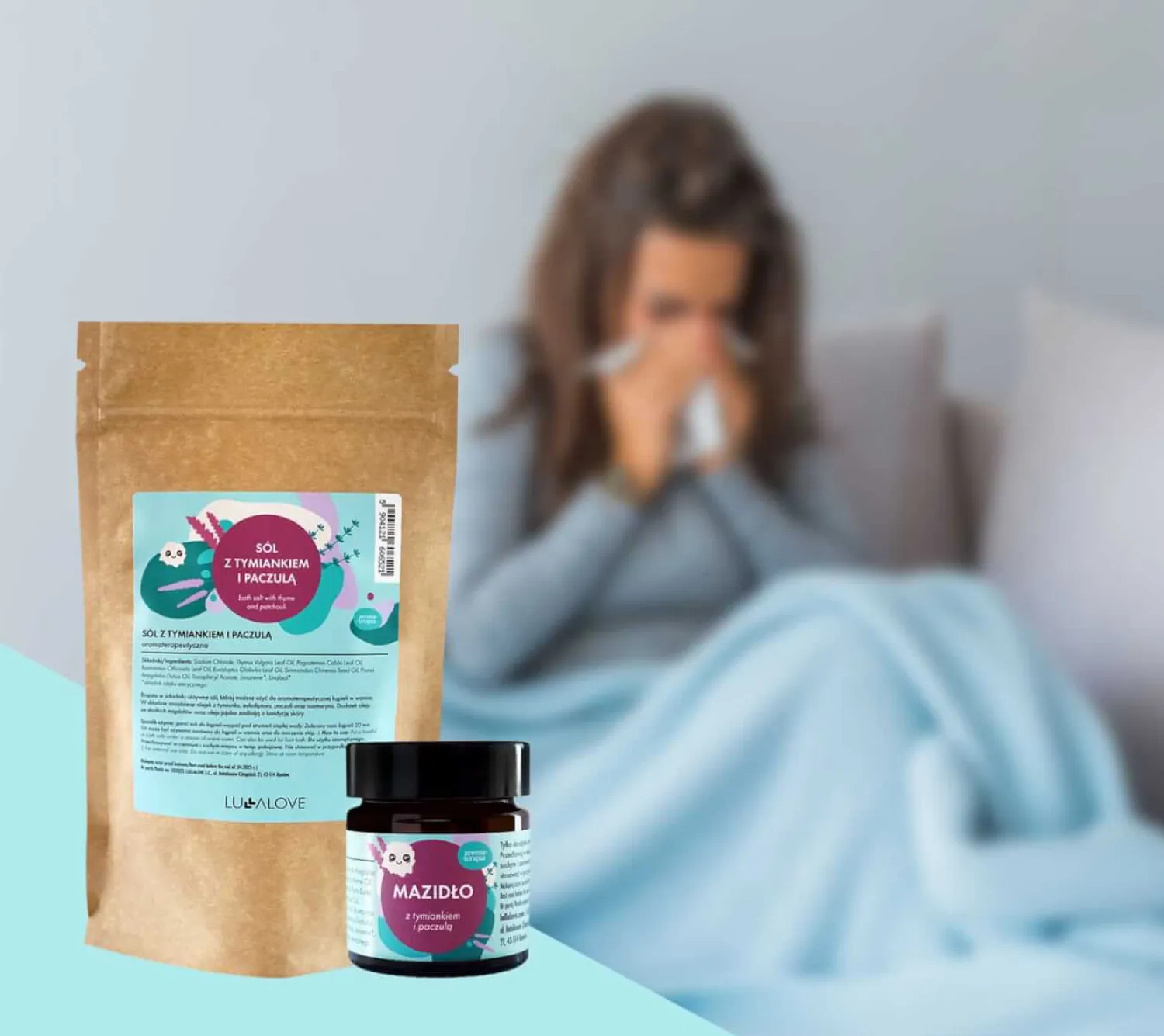 Zdrowie|Naturalne Kosmetyki | Lullalove Mazidło na niepogodę, z tymiankiem i paczulą, 30ml