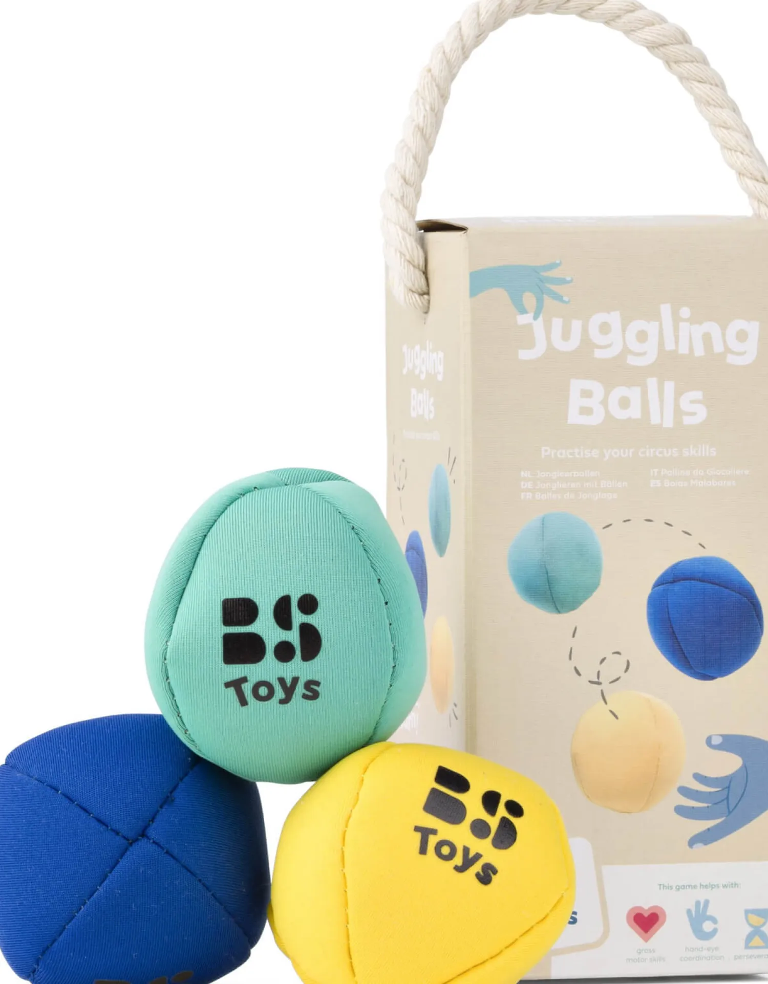 6 Lat+|7 Lat+ | BS Toys Miękkie piłki do żonglowania