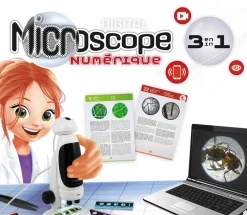 8 Lat+|Edukacyjne | Buki Mikroskop cyfrowy 3w1
