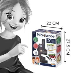 8 Lat+|Edukacyjne | Buki Mikroskop - 20 doświadczeń