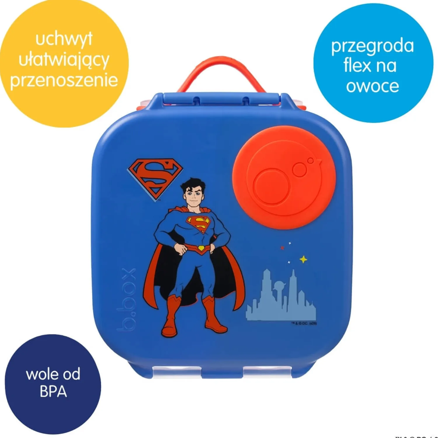 Lunchboxy|Przechowywanie Jedzenia | b.box Mini lunchbox - Superman