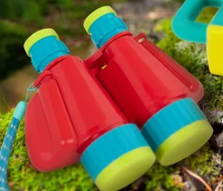 Idealne W Podróży|Edukacyjne | B.Toys Mini Observer’s Binoculars – dziecięca LORNETKA z osłonkami