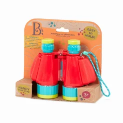 Idealne W Podróży|Edukacyjne | B.Toys Mini Observer’s Binoculars – dziecięca LORNETKA z osłonkami