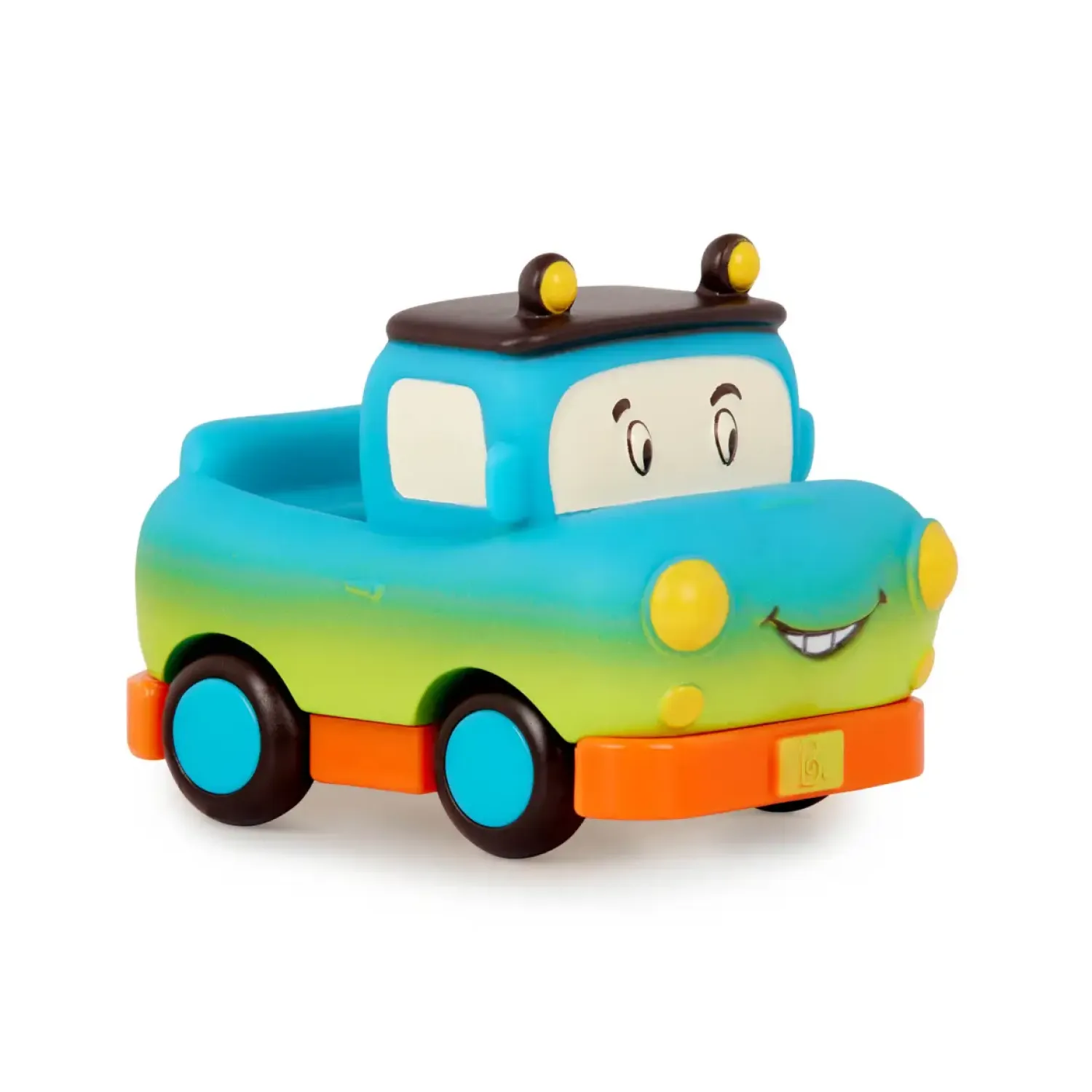 12M+|3 Lata + | B.Toys Mini Wheeee-ls! - mini autko z napędem: PICK-UP Muddy Miles