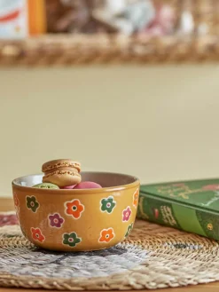 Naczynia Dla Dzieci | Bloomingville Mini Miseczka Addy - Brown, stoneware