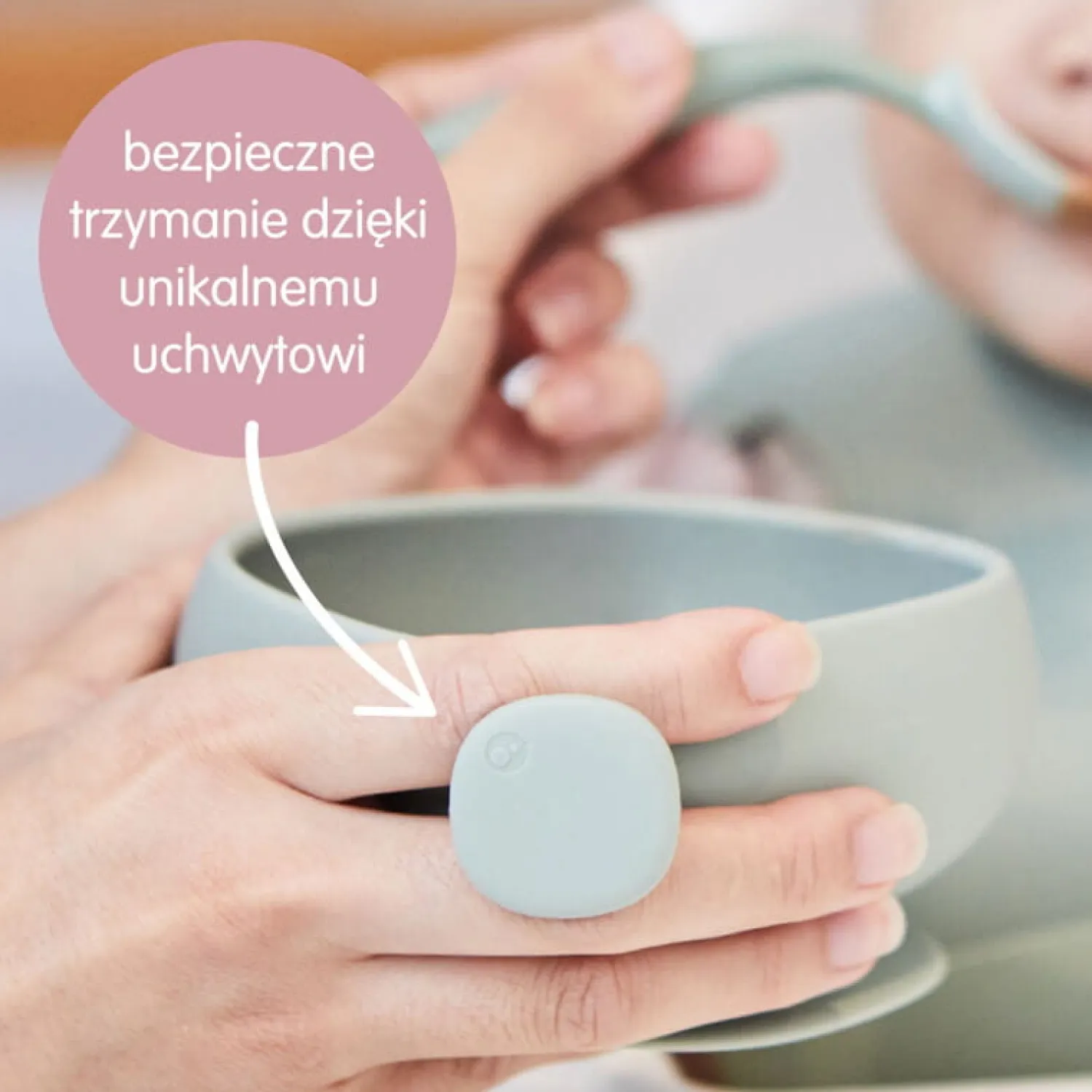 Metoda Blw|Naczynia Dla Dzieci | b.box Miseczka z przykrywką - latte