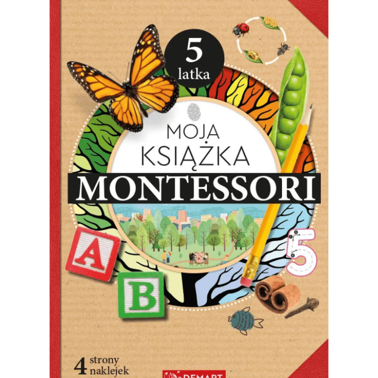 5-8 Lat|2-5 Lat | Wydawnictwo Demart Moja książka Montessori 5-latka