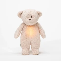 Szumiące Misie|Szumiące Misie I Projektory | Moonie NATUR 2.0 - szumiący miś z lampką - ROSE