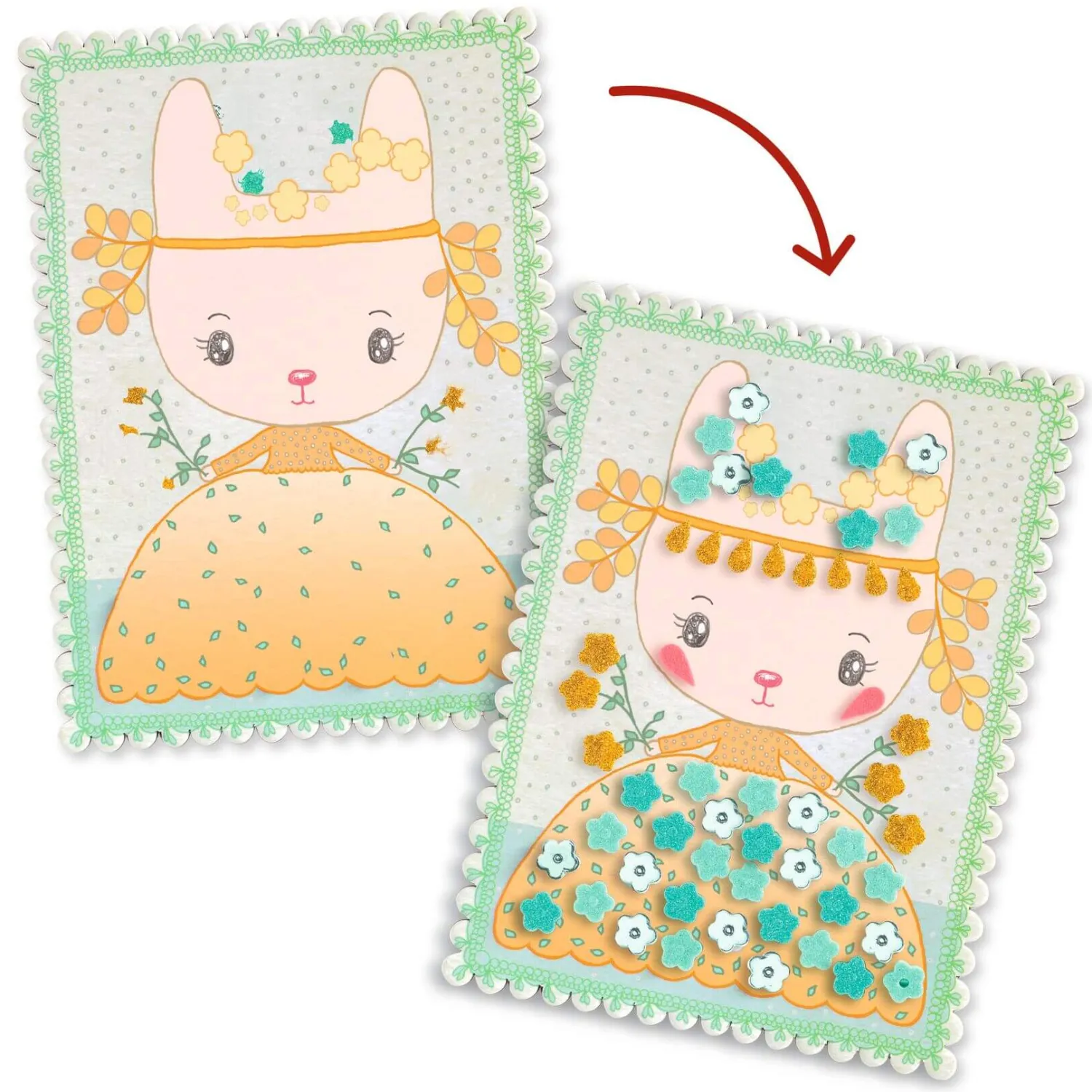 6 Lat+|7 Lat+ | Djeco Mozaika Margo&co TINYLY