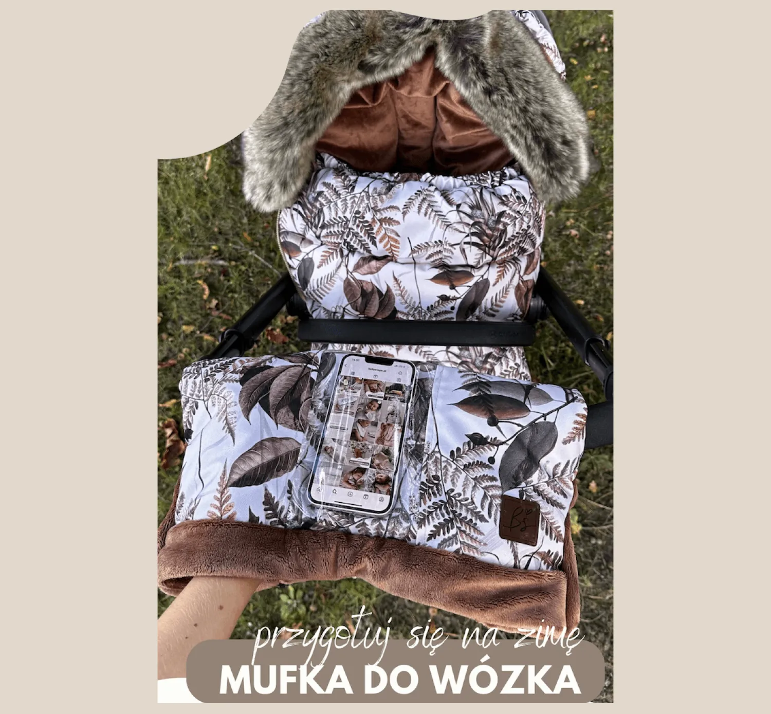 Mufki I Rękawice|Mufki I Rękawice | BabySteps Mufka do wózka - Beige