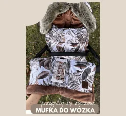 Mufka do wózka - Sepia Rose