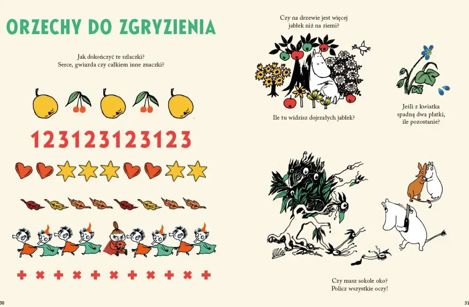 5-8 Lat|2-5 Lat | Wydawnictwo Nasza Księgarnia Muminkowy słownik obrazkowy. Liczby