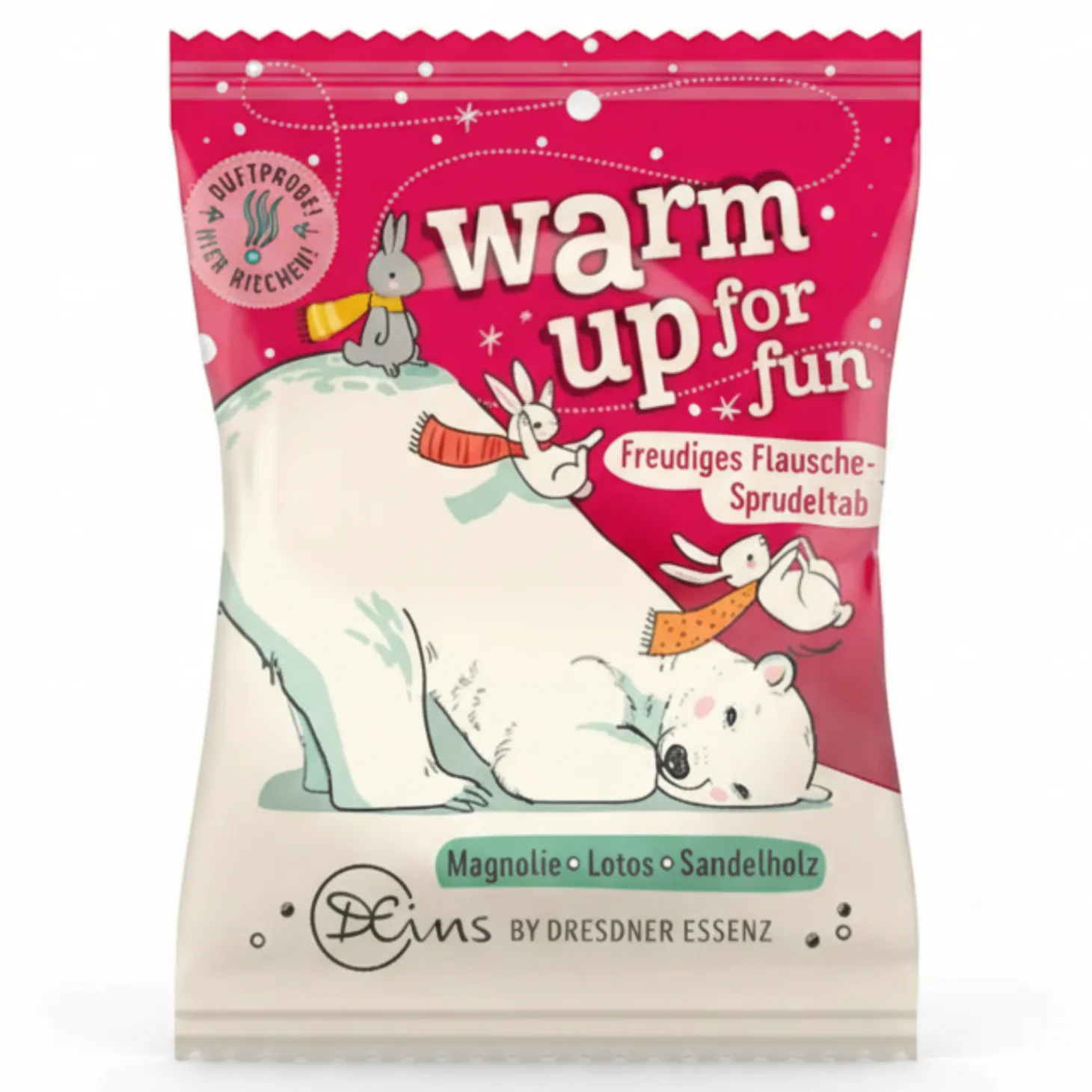 Musująca tabletka WARM UP FOR FUN, 35g