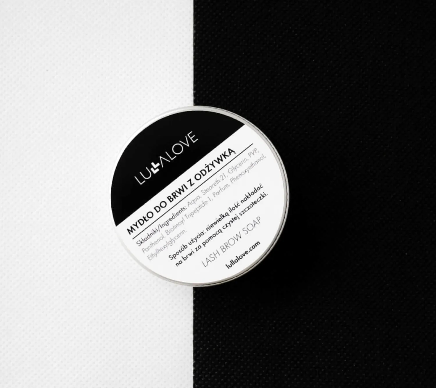 Naturalne Kosmetyki Dla Mam | Lullalove Mydło do brwi, z odżywką, 30 ml