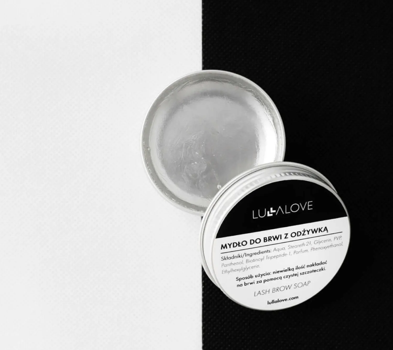 Naturalne Kosmetyki Dla Mam | Lullalove Mydło do brwi, z odżywką, 30 ml