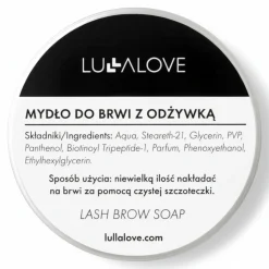 Naturalne Kosmetyki Dla Mam | Lullalove Mydło do brwi, z odżywką, 30 ml